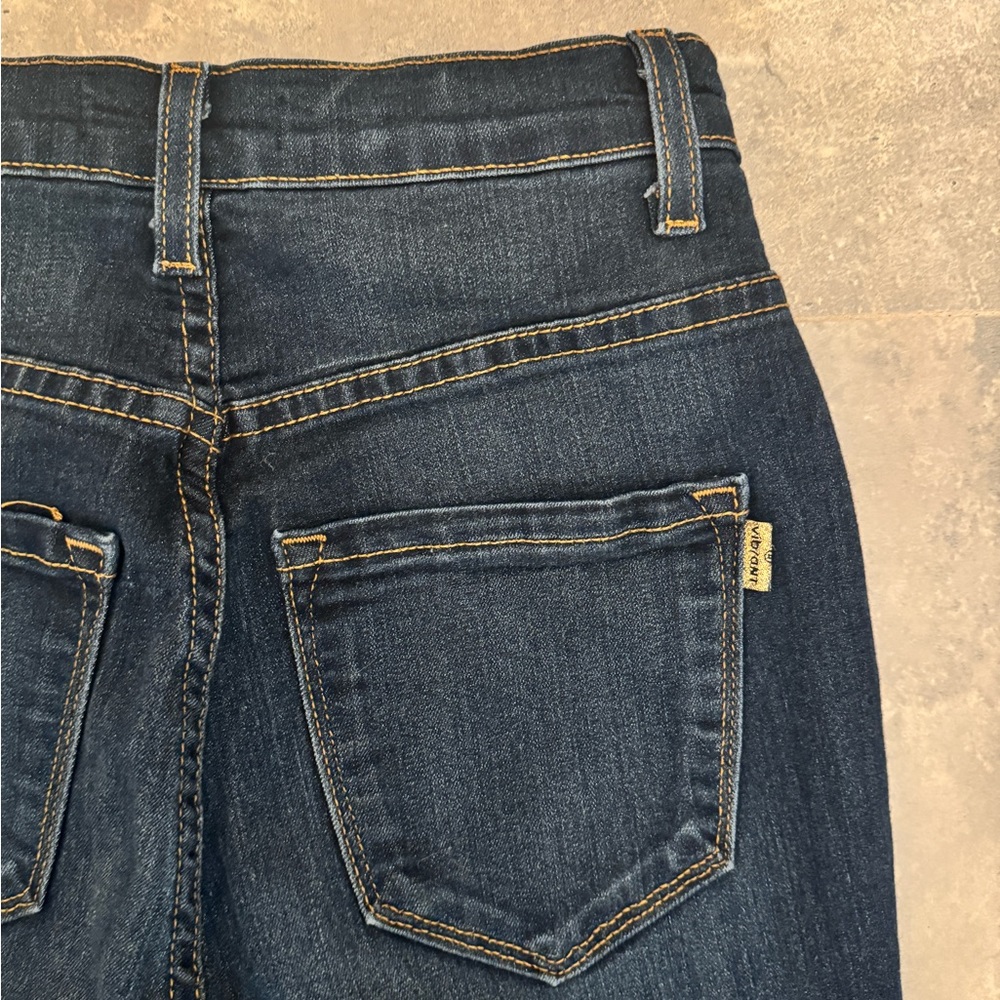 Vibrant Women’s Flare Dark Wash Jeans - Picture 5 of 6